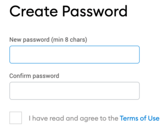 Create Password